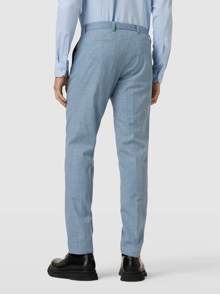 CG – CLUB of GENTS Spodnie do garnituru o kroju slim fit z efektem melanżowym model ‘Paco’ Jasnoniebieski 5