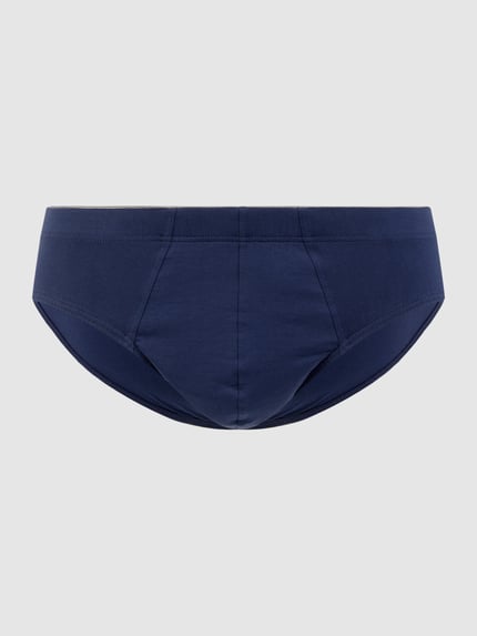 HANRO Slip met stretch-aandeel Donkerblauw - 1