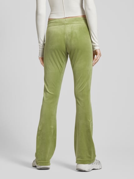 Juicy Couture Sweatpants met labelstitching Olijfgroen - 5