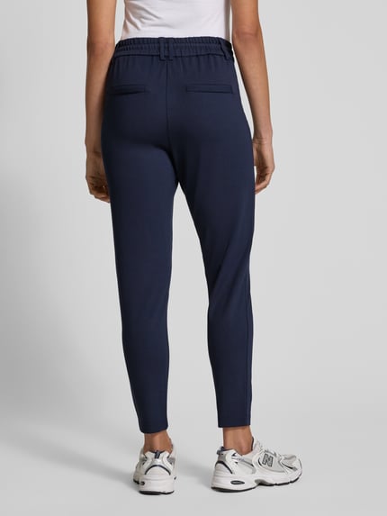 ONLY Stoffhose mit elastischem Bund Dunkelblau 5