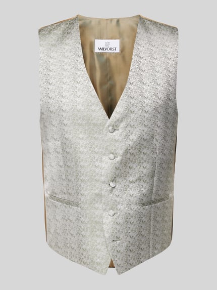 WILVORST Gilet met all-over motief Mintgroen - 2