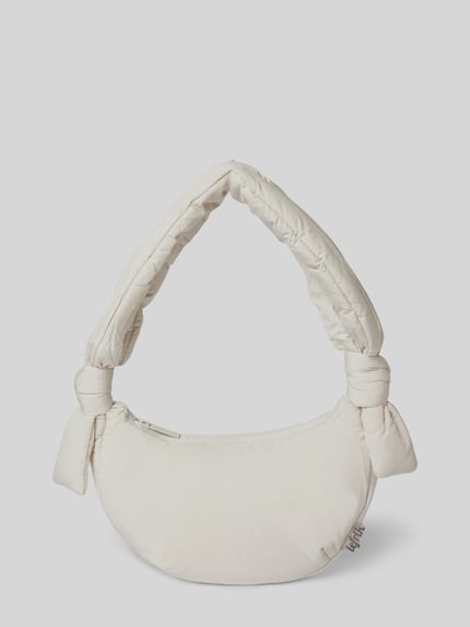 Lefrik Handtasche mit Knotendetails Modell 'BIWA' Weiss 4