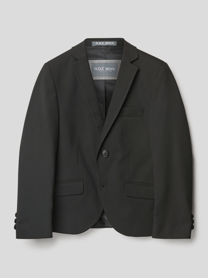 G.O.L. Marynarka na 2 guziki o kroju slim fit z lamowanymi kieszeniami z patką Czarny 1