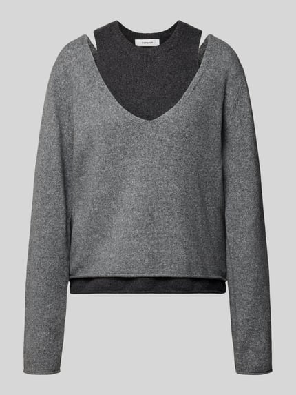 Strickpullover im 2-in-1-Look Modell 'YASMIN' Shop The Look MANNEQUINE