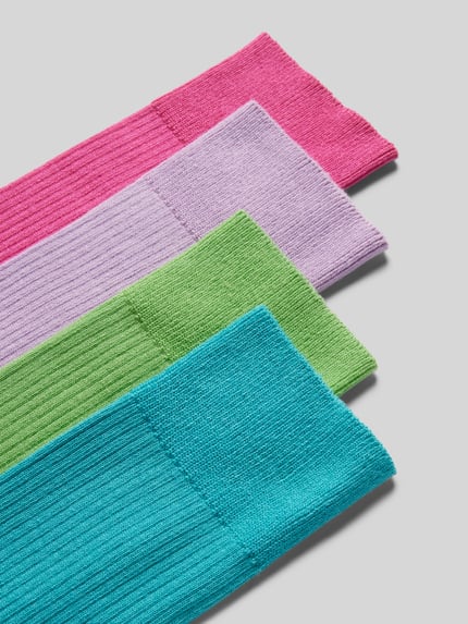 DillySocks Socken mit Strukturmuster im 4er-Pack Blau 2