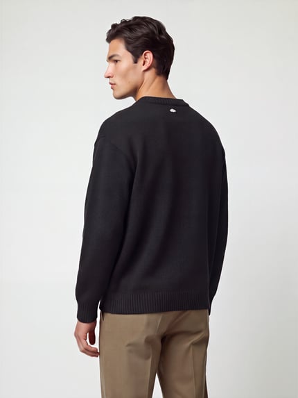 Don´t Waste Culture Sweatshirt mit Logo-Print Modell 'AROLOA' Black 5