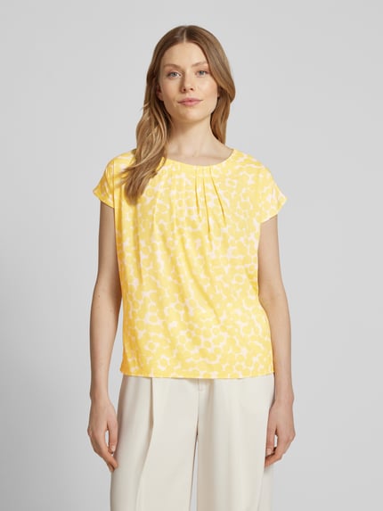 MORE & MORE Blusenshirt mit Rundhalsausschnitt Blau 4