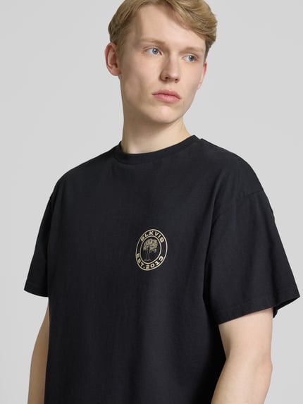 BLKVIS T-Shirt mit Logo-Print Modell 'SOURCE' Black 3