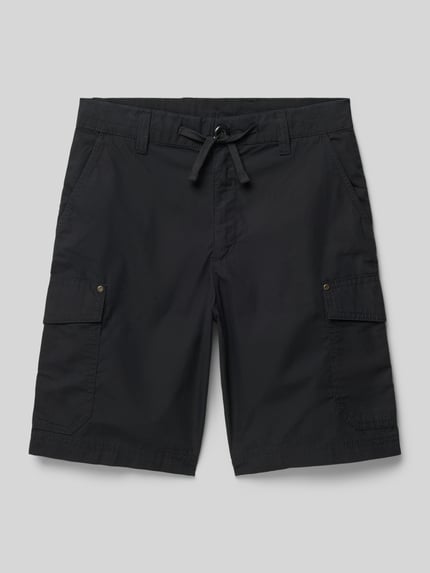 Champion Regular fit korte cargobroek met tunnelkoord Zwart - 1