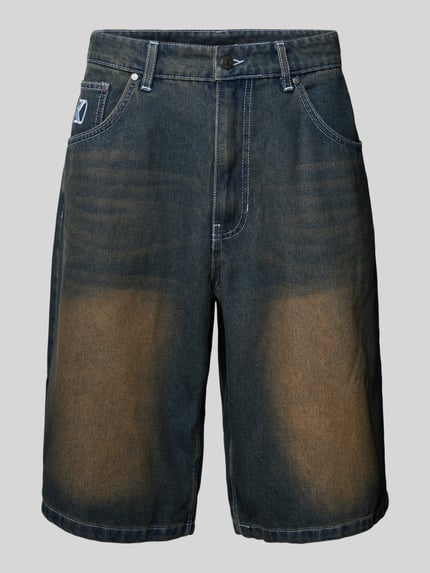 Karl Kani Baggy Fit Jeansshorts im 5-Pocket-Design Black 2