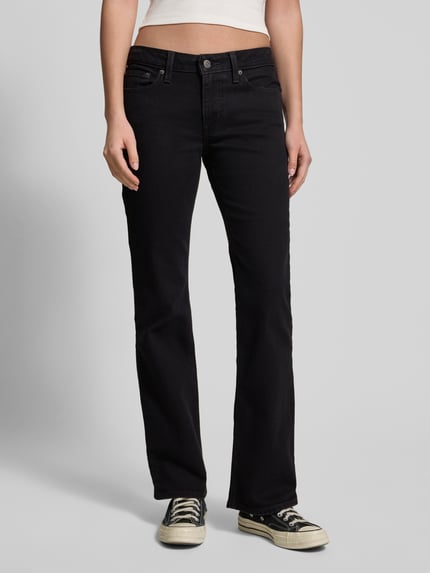 Levi's® Low Waist Bootcut Jeans mit aus Baumwoll-Mix Black 4