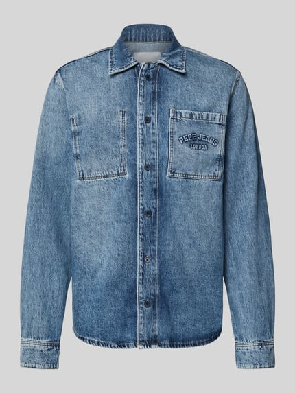 Pepe Jeans Loose Fit Jeanshemd aus reiner Baumwolle Jeansblau 2