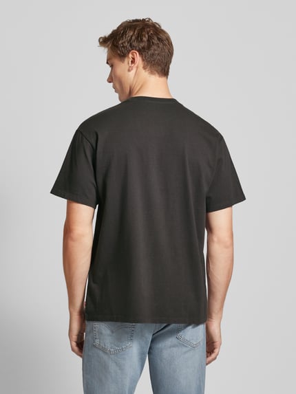 Levi's® T-shirt o kroju vintage fit z nadrukiem z logo Czarny 5