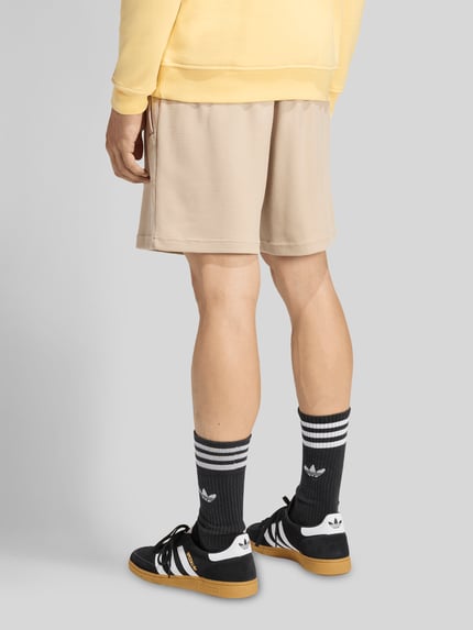adidas Originals Regular Fit Trainingsshorts mit elastischem Bund Beige 5
