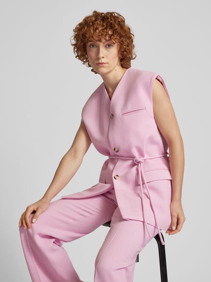 Nanushka Overhemdblousetop met knoopsluiting Roze - 3