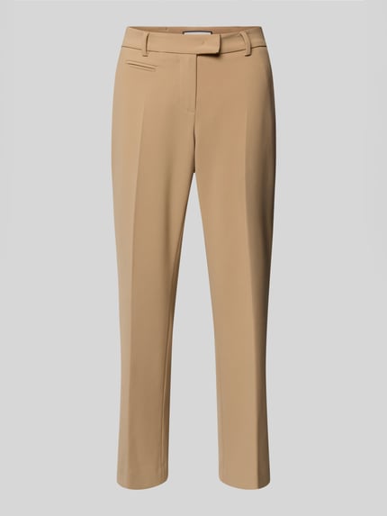 SEDUCTIVE Slim Fit Stoffhose in verkürzter Passform Modell 'MARY' Sand 2