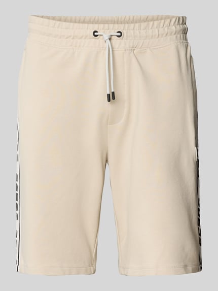 GUESS Activewear Shorts mit elastischem Bund und Tunnelzug Beige 2