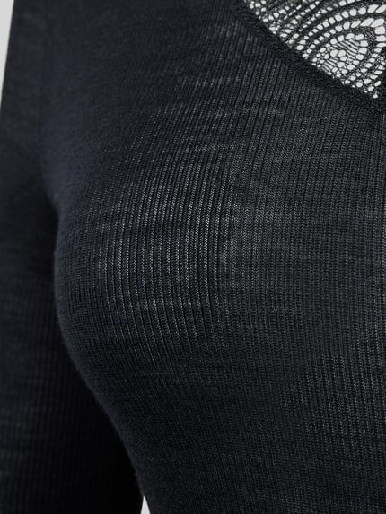 HANRO Shirt met 1/2-mouwen Zwart - 2