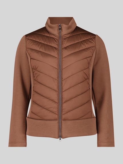 Betty Barclay Steppjacke mit Zweiwege Reißverschluss Cognac 2