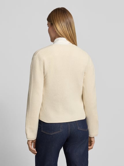 s.Oliver RED LABEL Regular Fit Cardigan mit großen Knöpfen Bleu 5