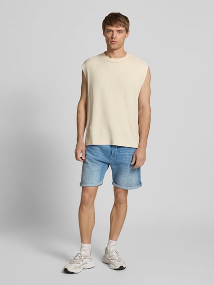 JACK & JONES Regular Fit Jeansshorts im 5-Pocket-Design Modell 'RICK' Blau 1