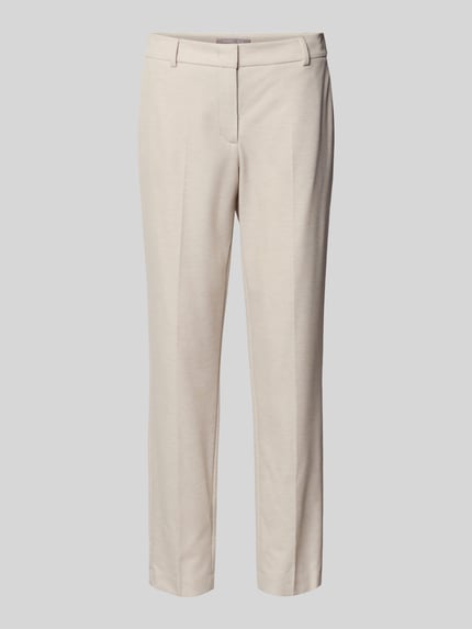 Produktfoto, Hose mit Bügelfalten von Christian Berg Woman Selection, beżowy kolor, krój regular fit, materiał z domieszką wiskozy, szerokość w rozmiarze 36: 42 cm, długość nogawki wewnętrznej w rozmiarze 36: 72 cm
