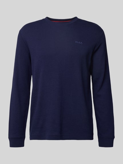 Regular Fit Langarmshirt aus Baumwoll-Mix Modell 'AUSTIN' Shop The Look MANNEQUINE
