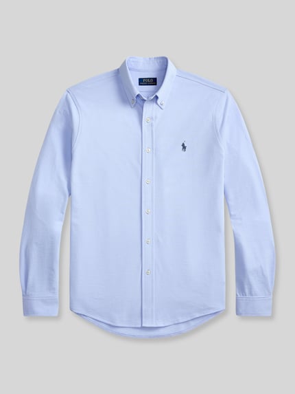 Polo Ralph Lauren Regular Fit Freizeithemd aus reiner Baumwolle Hellblau 2