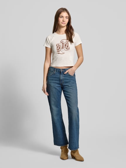 Levi's® Baggy fit jeans in 5-pocketmodel Rookblauw - 1