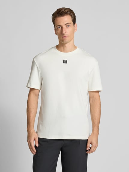 HUGO Regular Fit T-Shirt aus reine Baumwolle Modell 'DALILE' Weiss 4