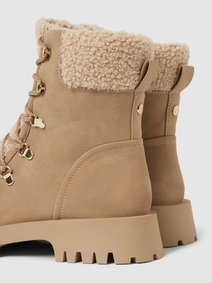 Tamaris Snowboots met teddybont Lichtbruin - 2