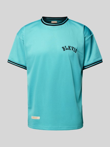 BLKVIS T-Shirt mit Rundhalsausschnitt Tuerkis 2