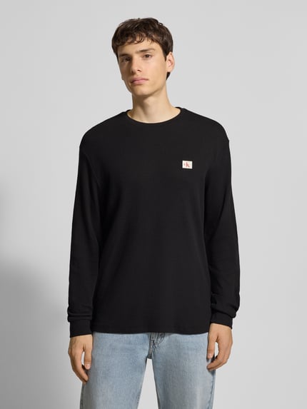 Calvin Klein Jeans Longsleeve mit Label-Detail Black 4