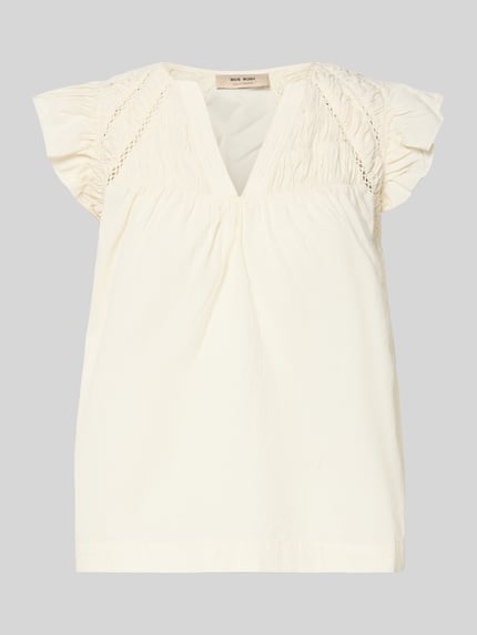 MOS MOSH Blouse met vlindermouwen model 'Woda Izha' Offwhite - 2