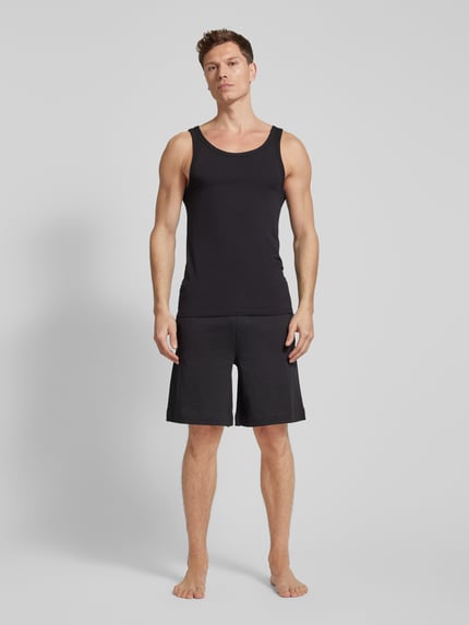 Calvin Klein Underwear Regular fit korte broek met elastische band met label Zwart - 1