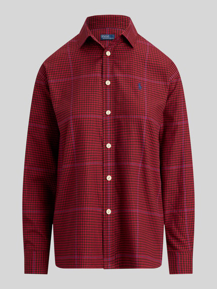 Polo Ralph Lauren Koszula casualowa o kroju regular fit z czystej bawełny Czerwony 2