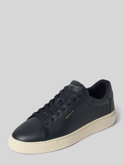 Produktfoto, granatowy sneakersy z naturalnej skóry bydlęcej, kremowa podeszwa, GANT Sneaker aus echtem Rindsleder Modell 'McJulien' dla mężczyzn