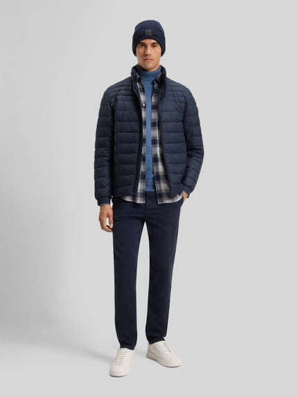 BOSS Orange Steppjacke mit Logo-Patch Modell 'Oden2' Marine 1