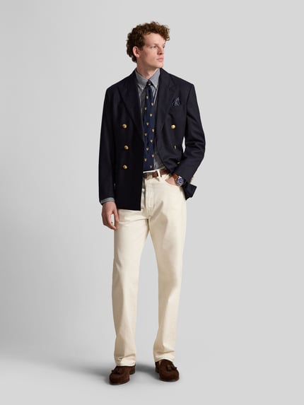 Polo Ralph Lauren Regular Fit Freizeithemd aus reiner Baumwolle Blau 1
