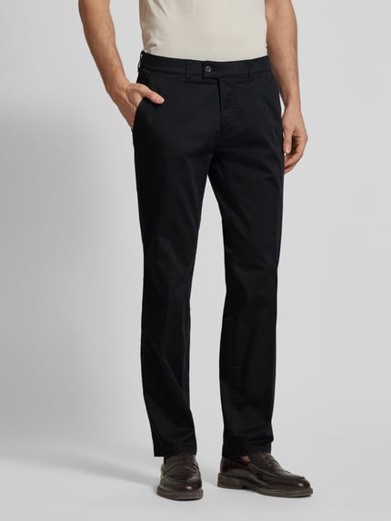 EUREX by Brax Comfort Fit Stoffhose mit französischen Eingrifftaschen Modell 'JIM' Black 4