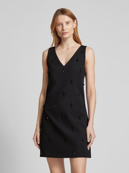 Selected Minikleid mit Applikationen Modell 'AJE' Black 4