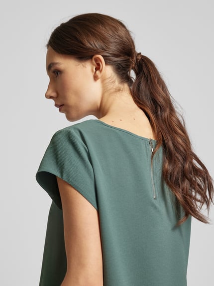ONLY Blusenshirt in unifarbenem Design Mint 3