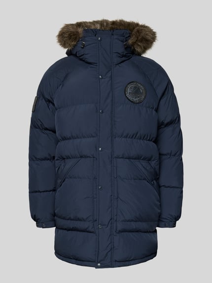 Superdry Steppjacke mit Label-Patch Modell 'Everest' Dunkelblau 2