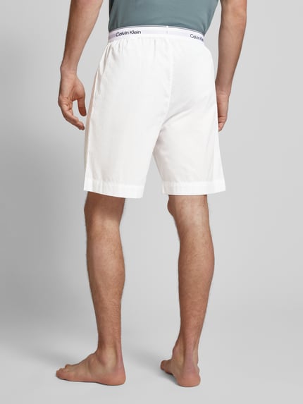Calvin Klein Underwear Szorty o kroju regular fit z elastycznym pasem z logo Biały 5