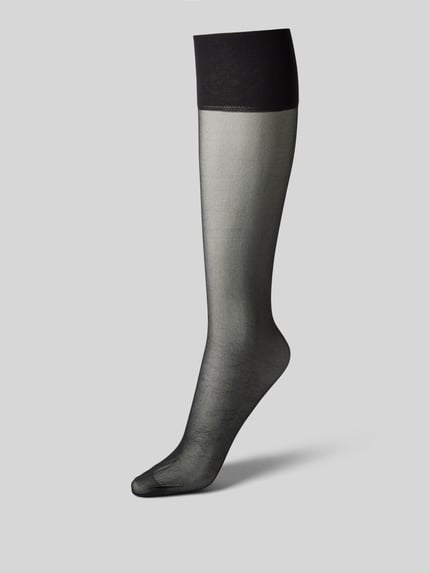 FALKE 20 DEN Feinkniestrümpfe in matter Optik Black 1