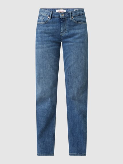 s.Oliver RED LABEL Straight Fit Jeans mit Stretch-Anteil Hellblau 2
