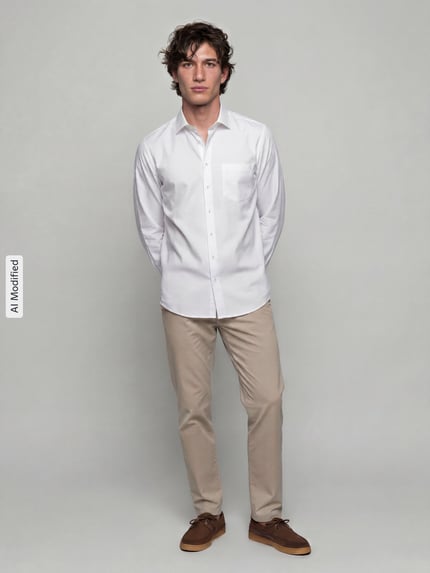 Seidensticker Regular Fit Businesshemd aus reiner Baumwolle Modell 'New Kent Patch' Weiss 1
