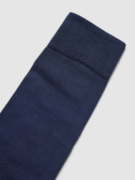 FALKE Kniekousen met logostitching model 'Tiago' Donkerblauw - 2
