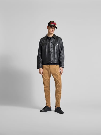 Dsquared2 Chinosy z kieszeniami z tyłu Beżowy 1