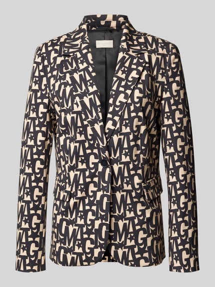 Slim fit blazer met reverskraag Shop The Look MANNEQUINE